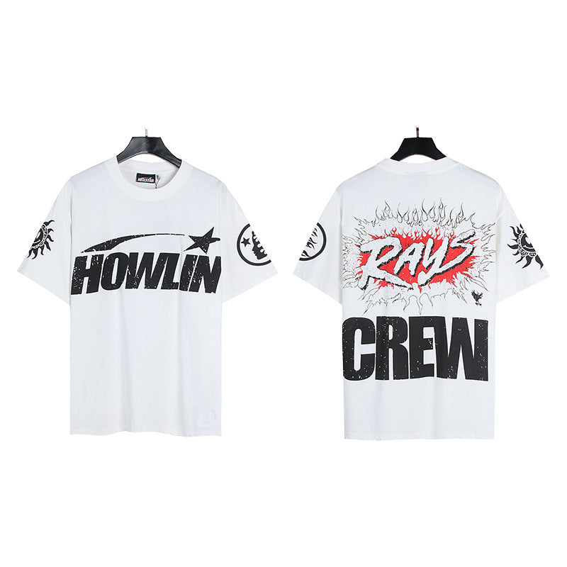 HELLSTAR Washed Vintage Graphic Tee — Unisex Oversized Streetwear