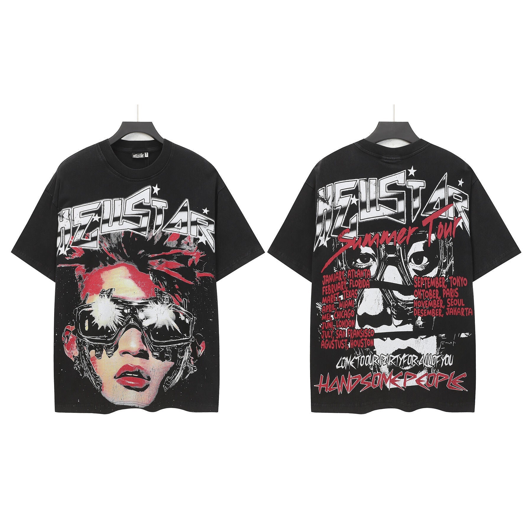 Hellstar Washed Oversized Short Sleeve Tee