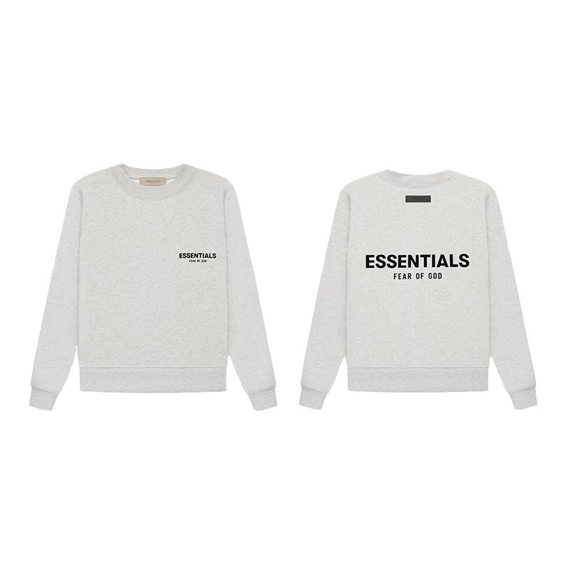 FOG Essentials Flocked Logo Crewneck Sweatshirt – 2022SS American Streetwear