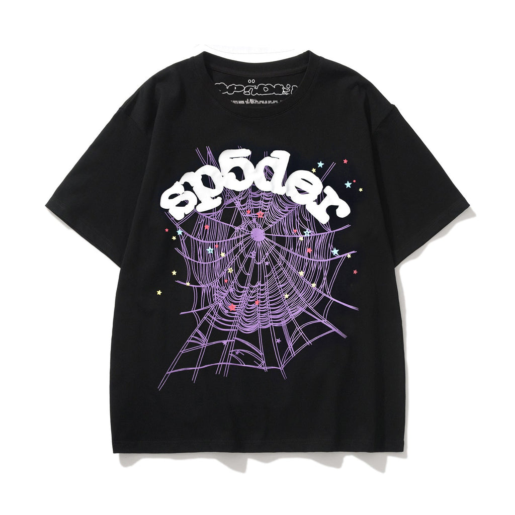 SP555DER Spider Web Graphic Tee