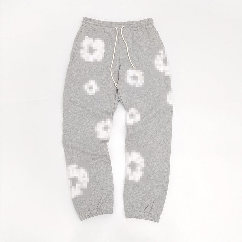 3D Puff Print Pullover Hoodie & Sweatpants – Relaxed Unisex American Streetwear