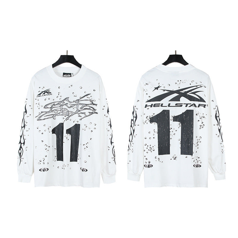 Hellstar Streetwear Oversized Long Sleeve Tee – Unisex