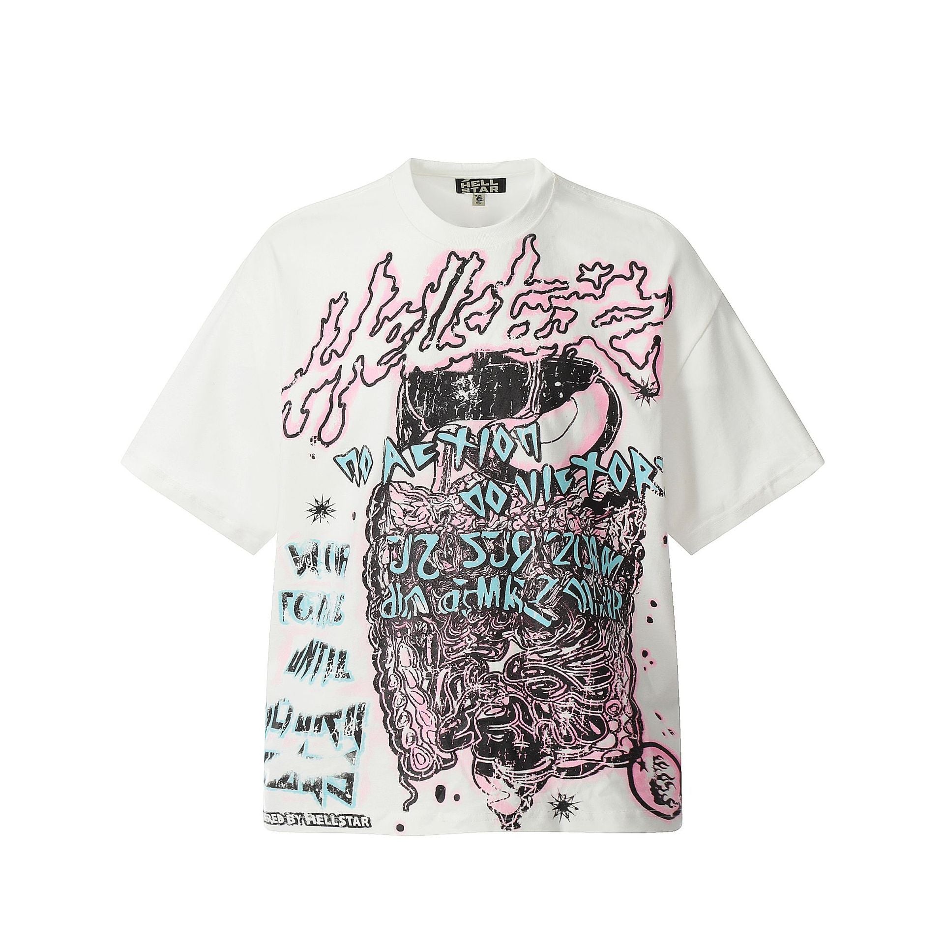 Vintage Washed Distressed Graphic Tee – Oversized Unisex Short Sleeve T-Shirt