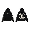 Vintage Distressed Oversized Hoodie – Unisex Hip-Hop Streetwear