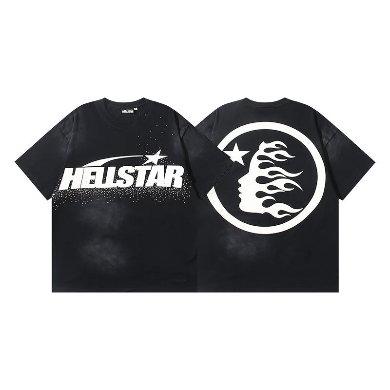 Hellstar Washed Graphic Oversized Tee – Unisex