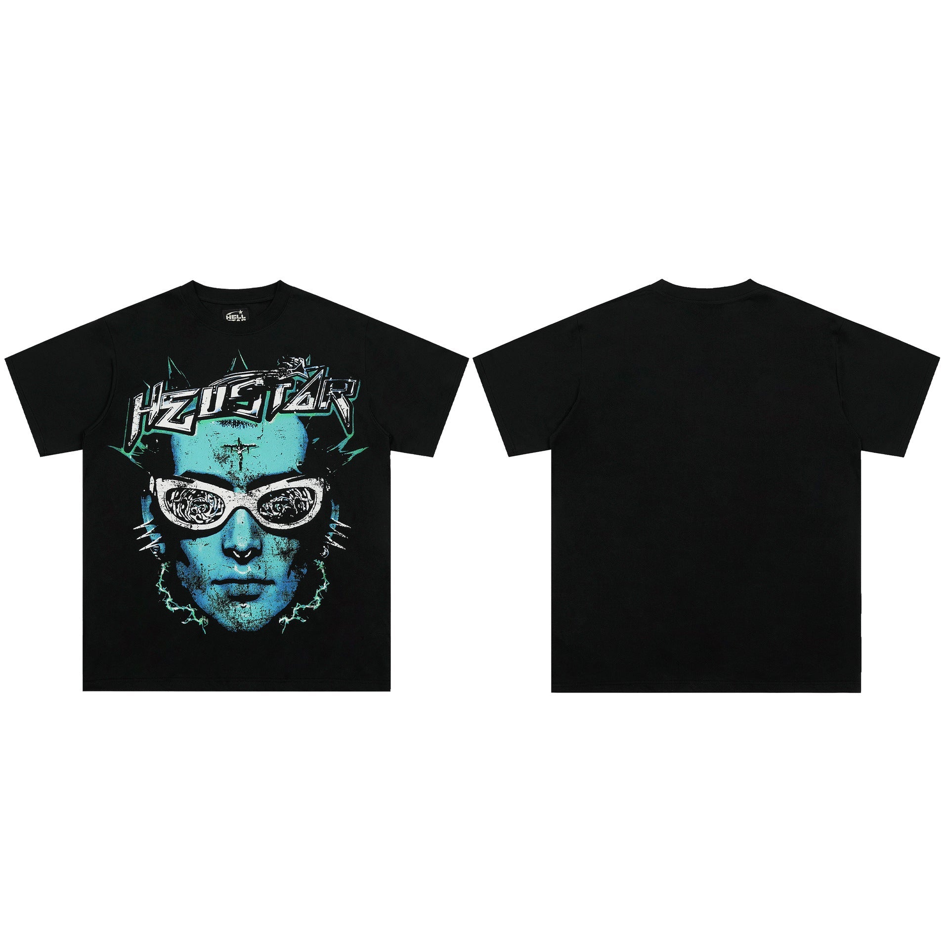 HELLSTAR Vintage Graphic Print Oversized Tee – Unisex Streetwear