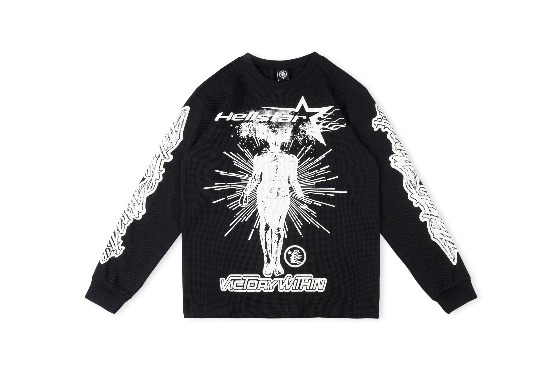 2025 Hellstar Streetwear Hip-Hop Long Sleeve Tee – Unisex