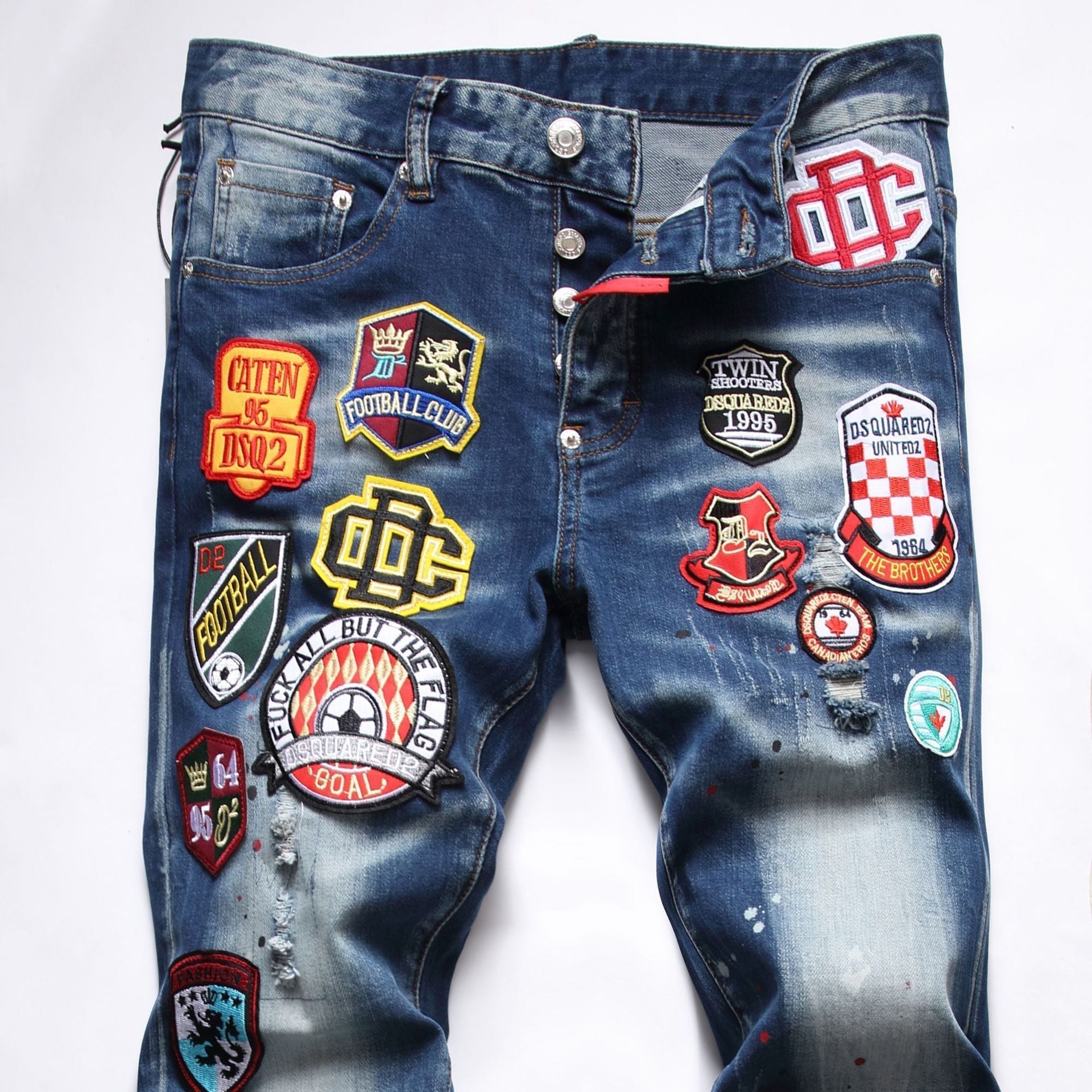 DSQ2 Jeans Ripped Stretch Jeans