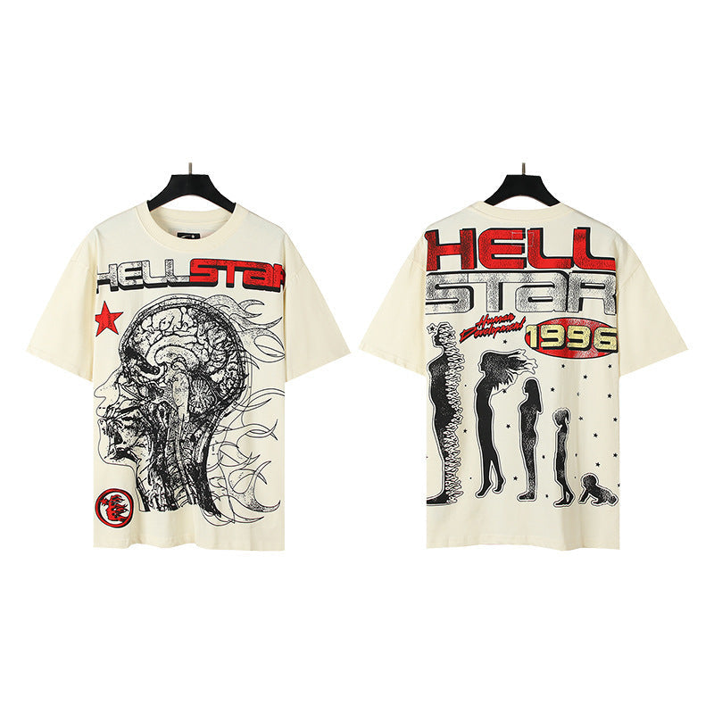 Hellstar Oversized Cotton Streetwear Tee – Unisex