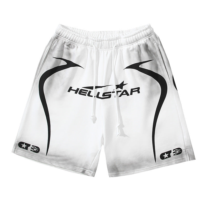 Hellstar Series Terry Fleece Drawstring Shorts – Unisex