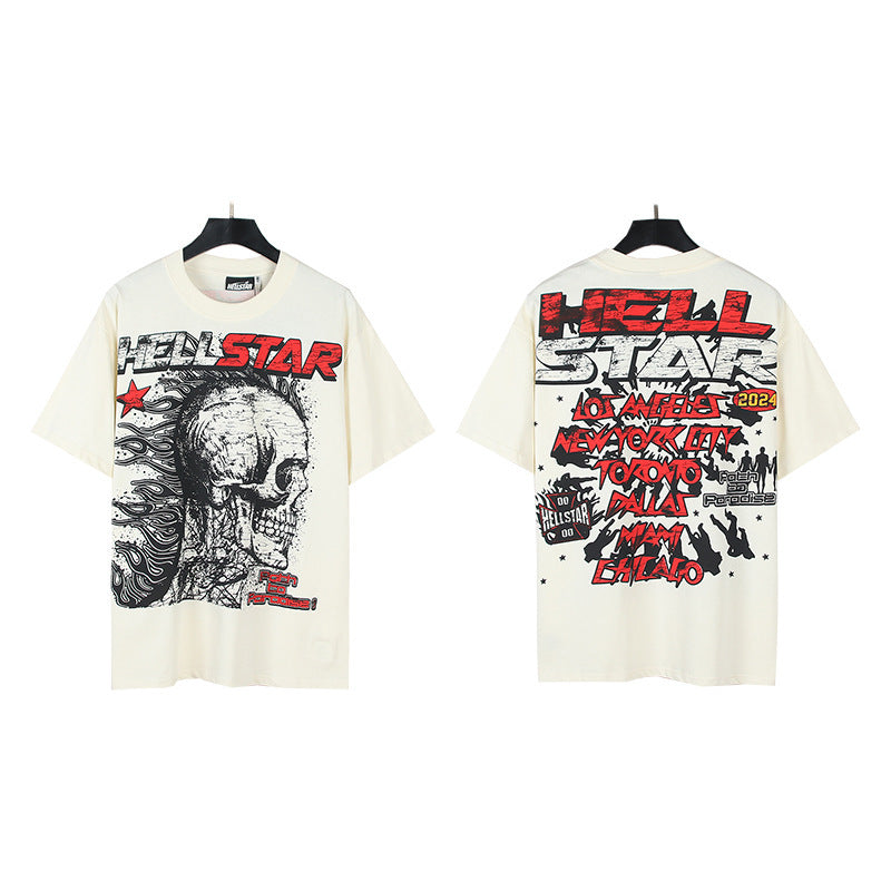 Hellstar Oversized Cotton Streetwear Tee – Unisex