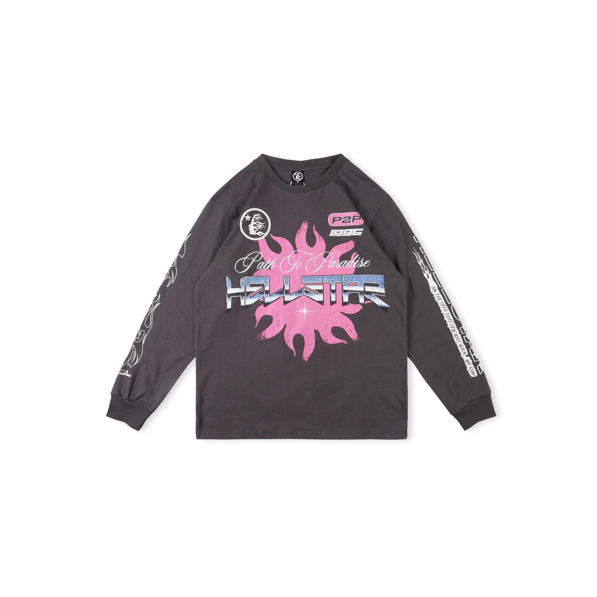 2025 Hellstar Streetwear Hip-Hop Long Sleeve Tee – Unisex