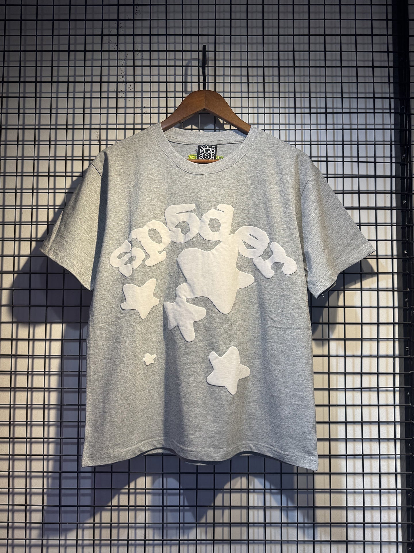 Sp5der Spider Web Bubble Letter Graphic Tee