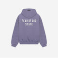 FOG Essentials Letter Embroidered Fleece Zip-Up Hoodie – 2024FW Unisex American Streetwear