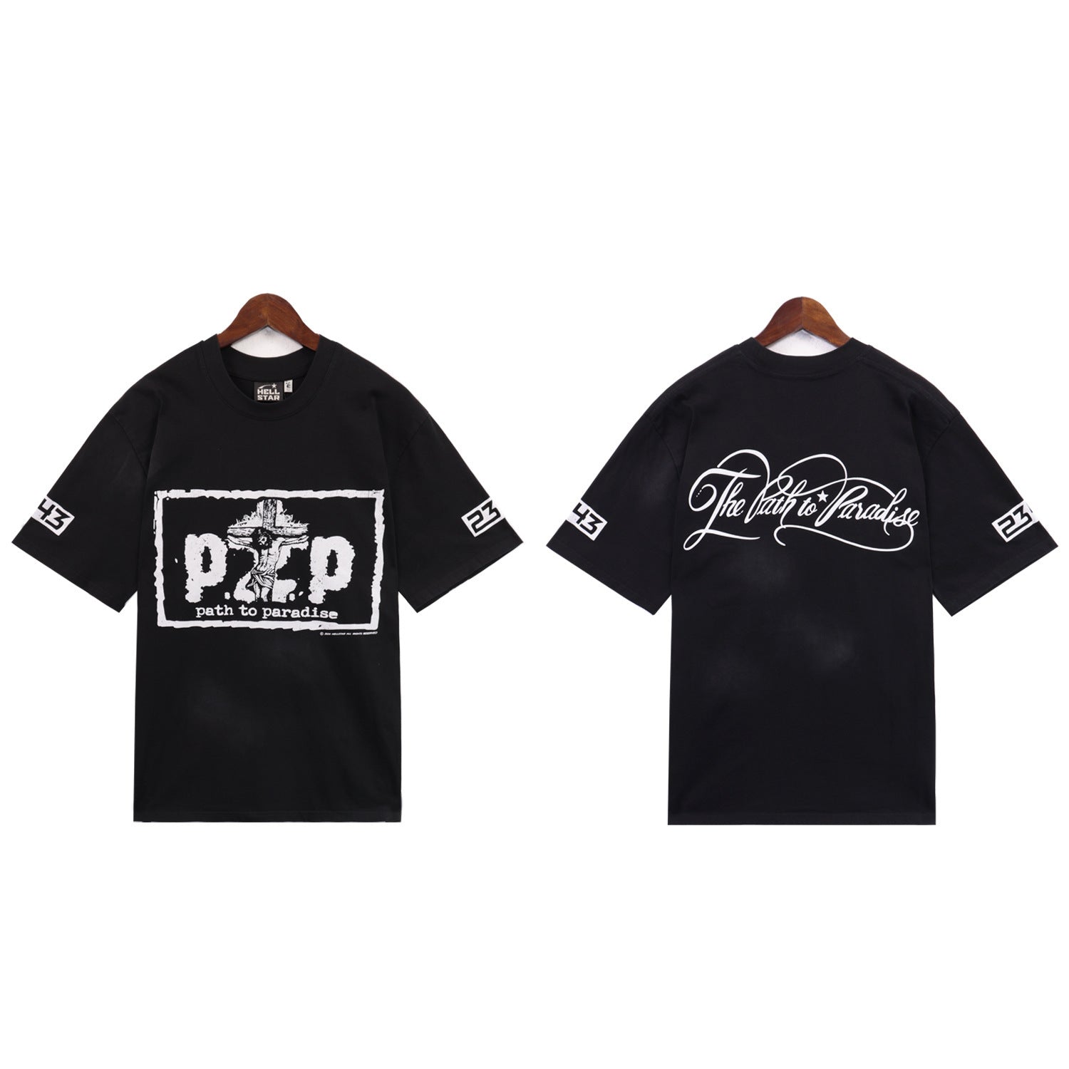 Hellstar Washed Graphic Oversized T-Shirt – Unisex Streetwear