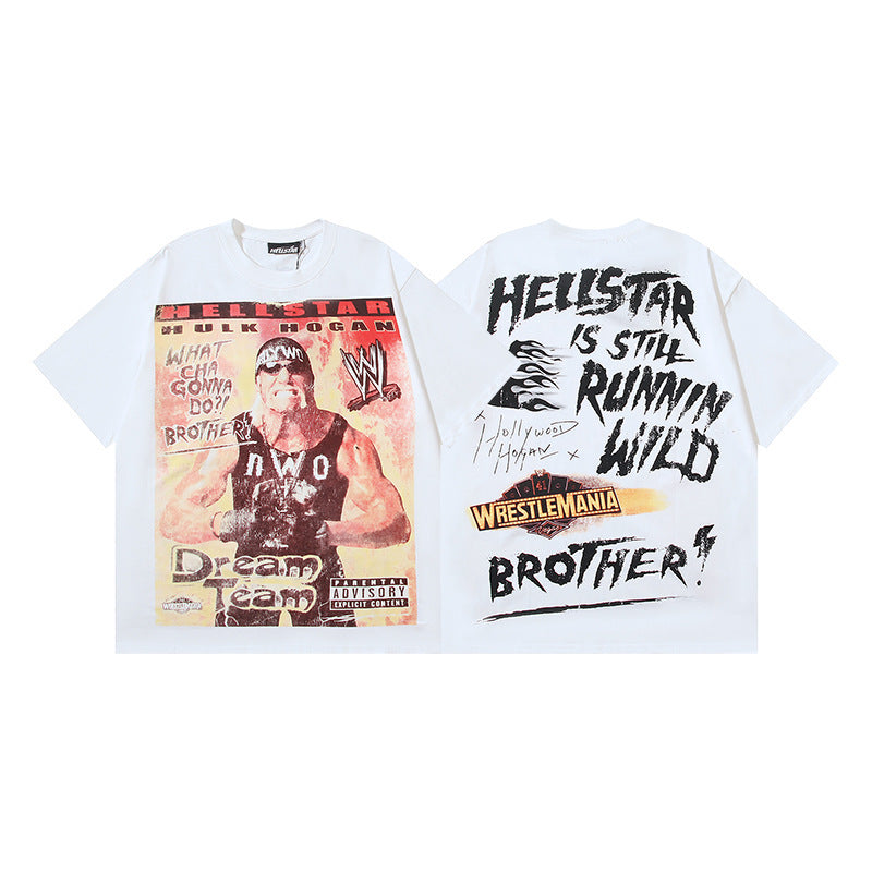 Hellstar Washed Graphic Oversized Tee – Unisex