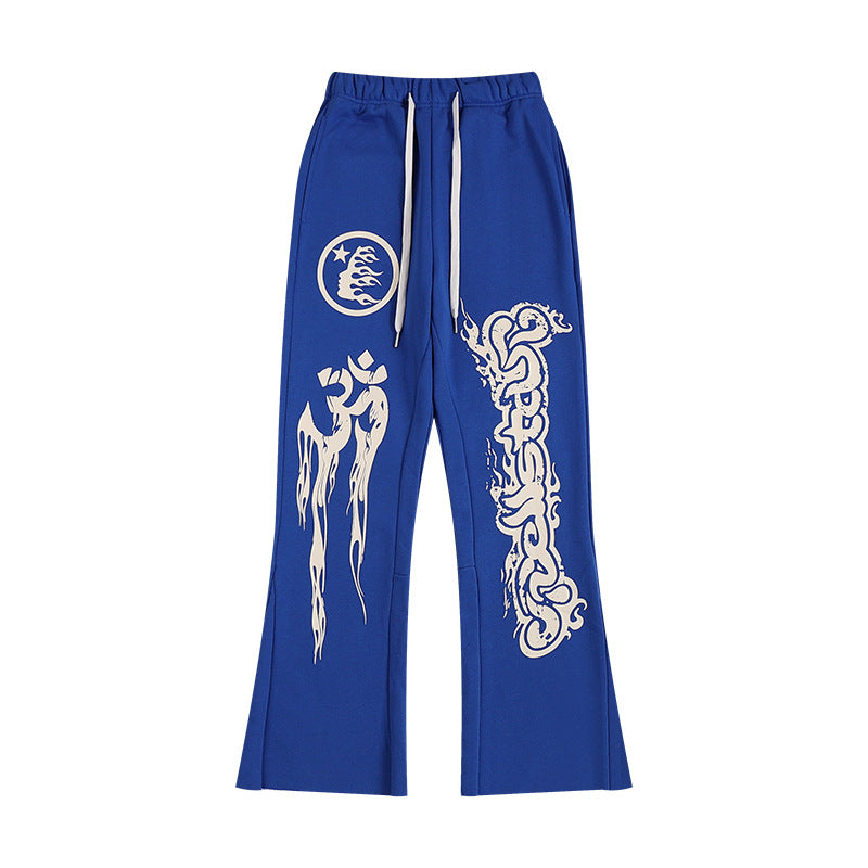 HELLSTAR 25SS American Streetwear Heavyweight Terry Graphic Hoodie & Sweatpants Set — Vol. 3