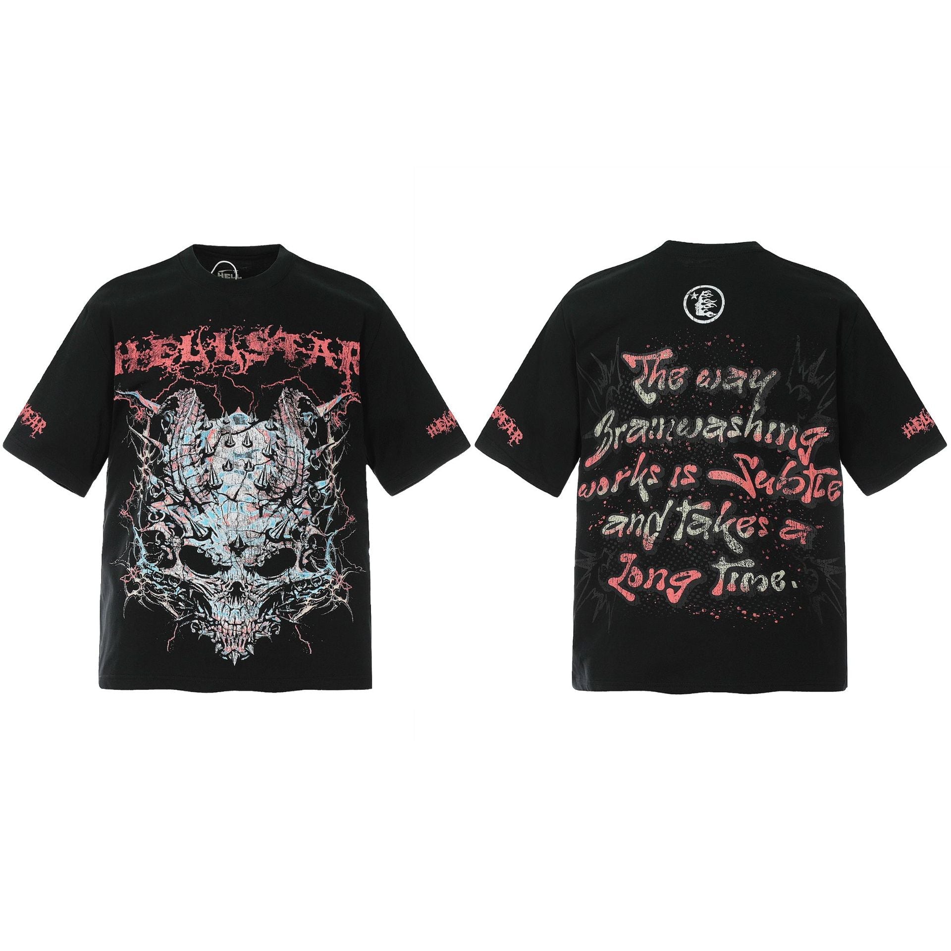 Vintage Washed Distressed Graphic Tee – Oversized Unisex Short Sleeve T-Shirt