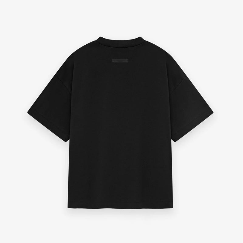 FOG Essentials Holiday Heavyweight Crewneck T-Shirt – Meteorite Black