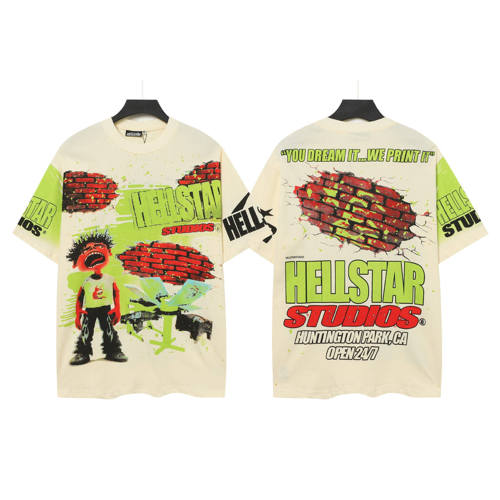 Hellstar Oversized Streetwear Graphic Tee