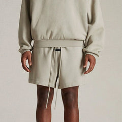 FOG Essentials Classic Rolled-Hem Shorts – 2024SS Unisex American Streetwear