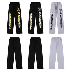 Hell Star Heavyweight Terry Tracksuit – Black Yellow, Black White & Grey Black
