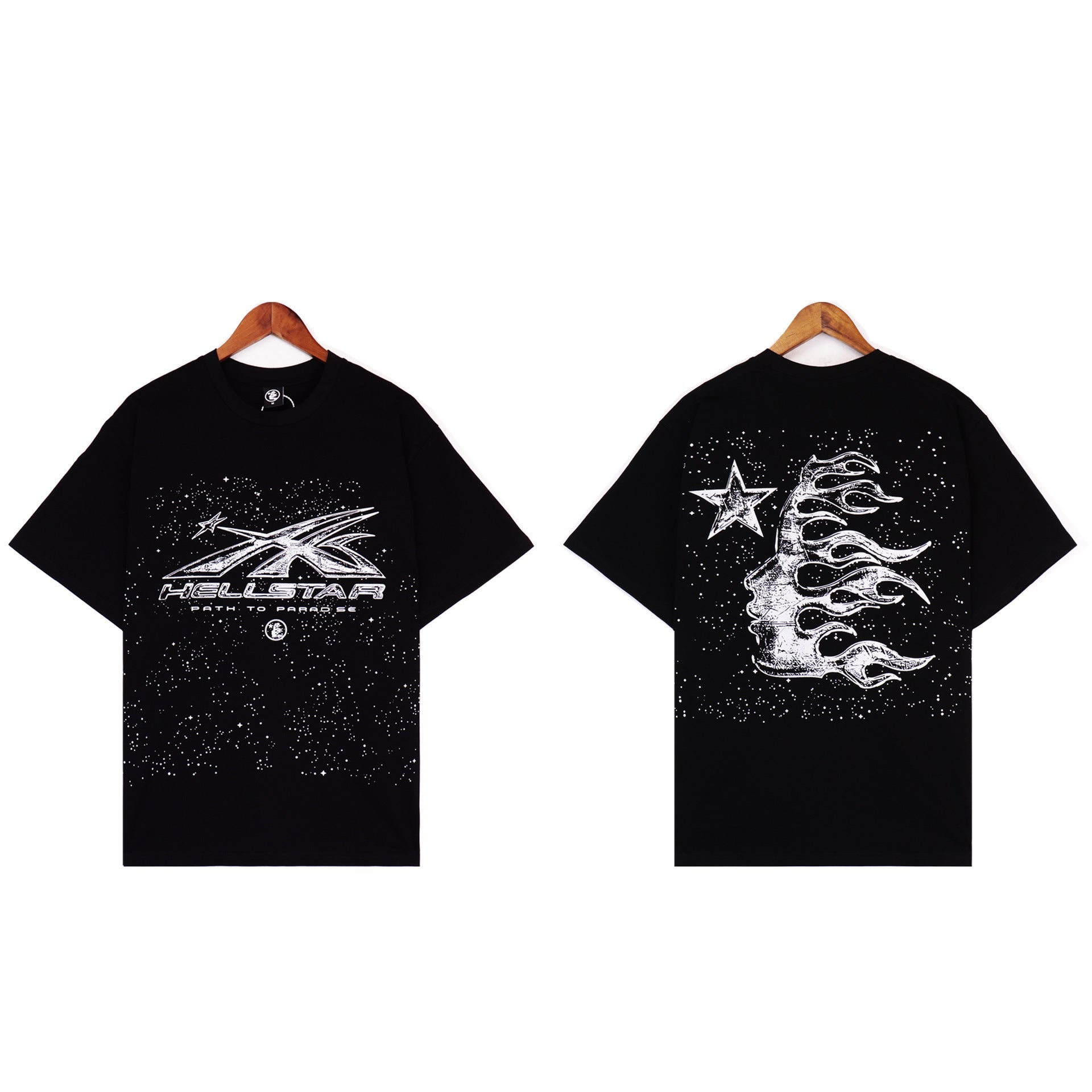 Hellstar Washed Graphic Oversized T-Shirt – Unisex Streetwear