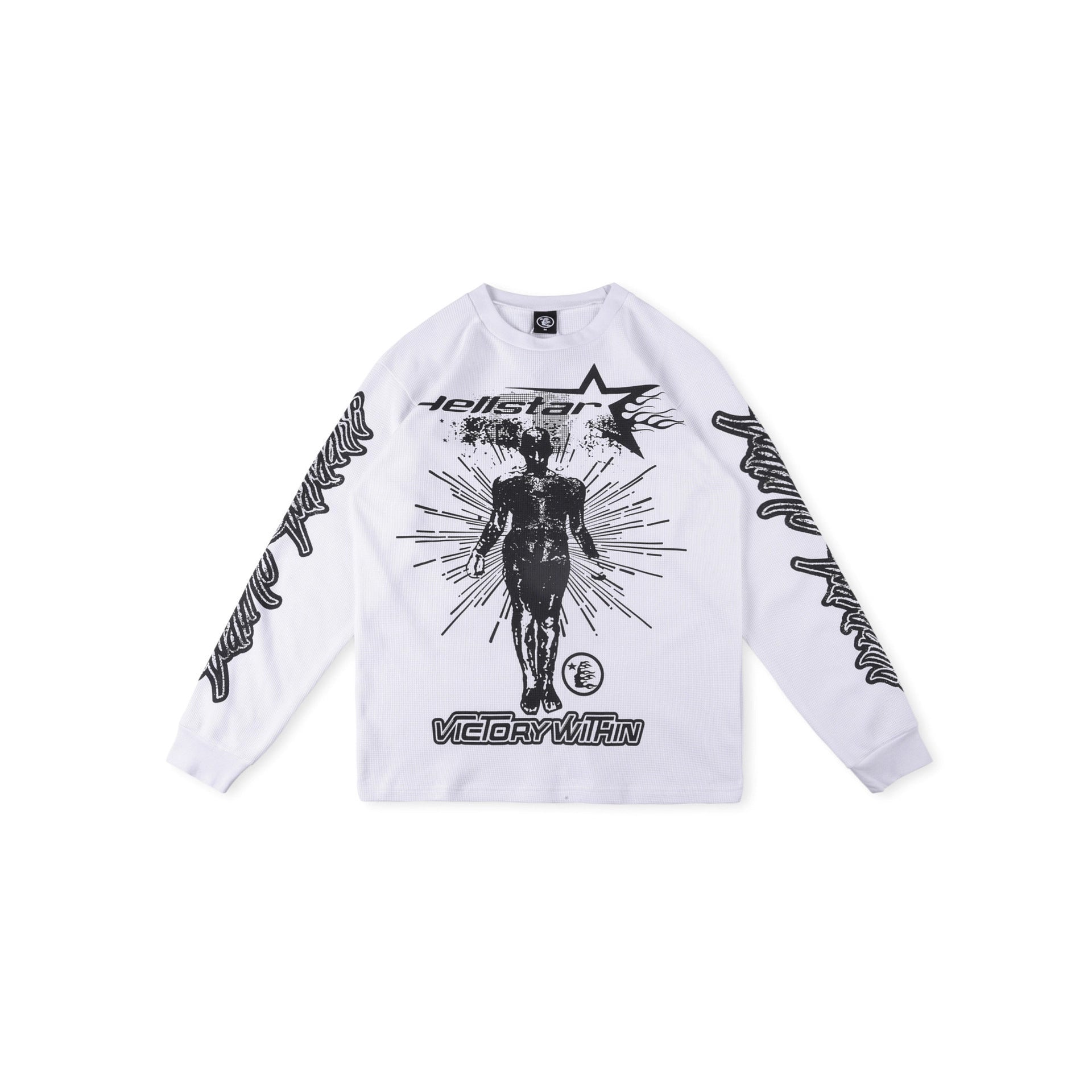 2025 Hellstar Streetwear Hip-Hop Long Sleeve Tee – Unisex