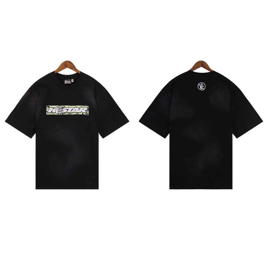 Hellstar Washed Graphic Oversized T-Shirt – Unisex Streetwear