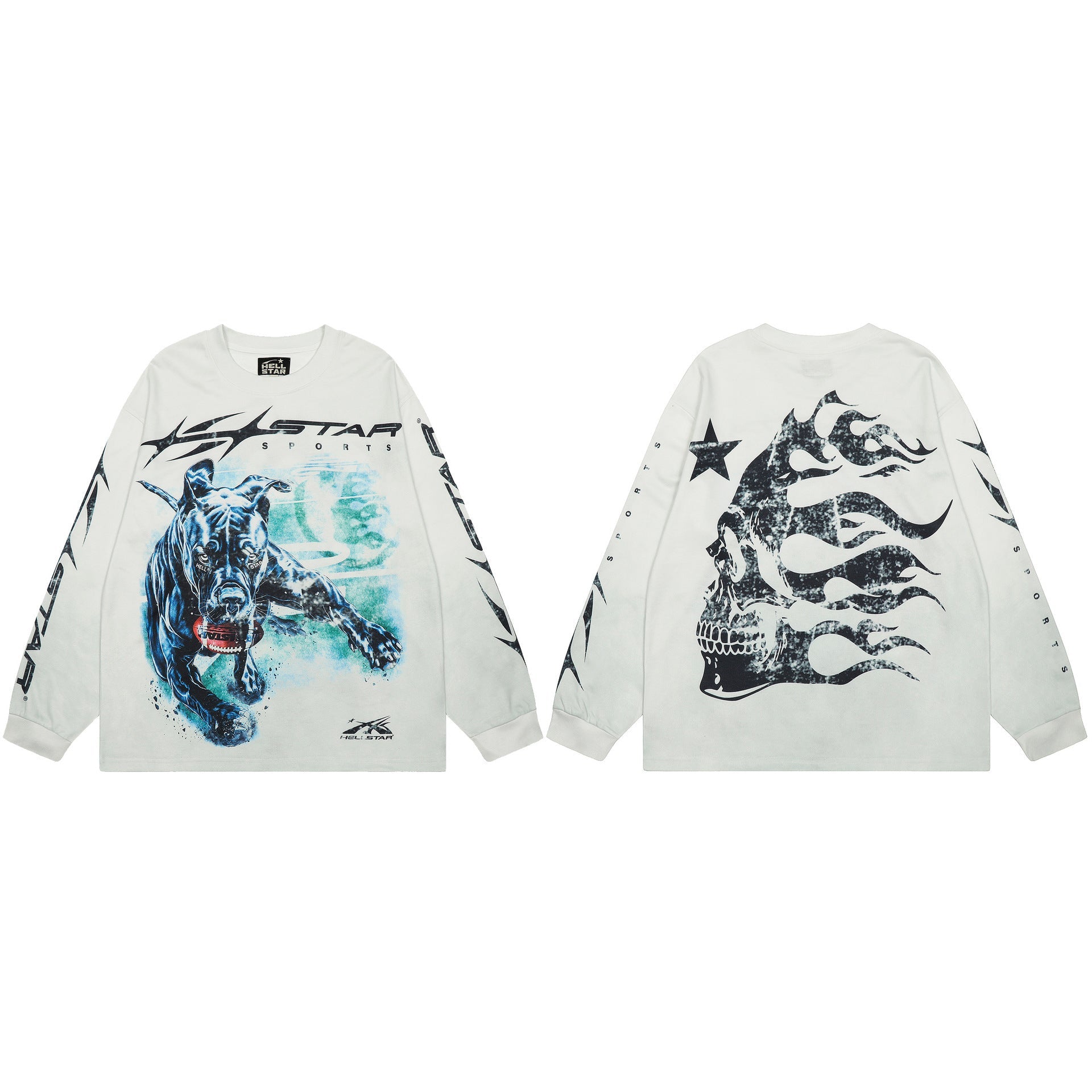 Hellstar Mesh Panel Long Sleeve Base Layer Tee