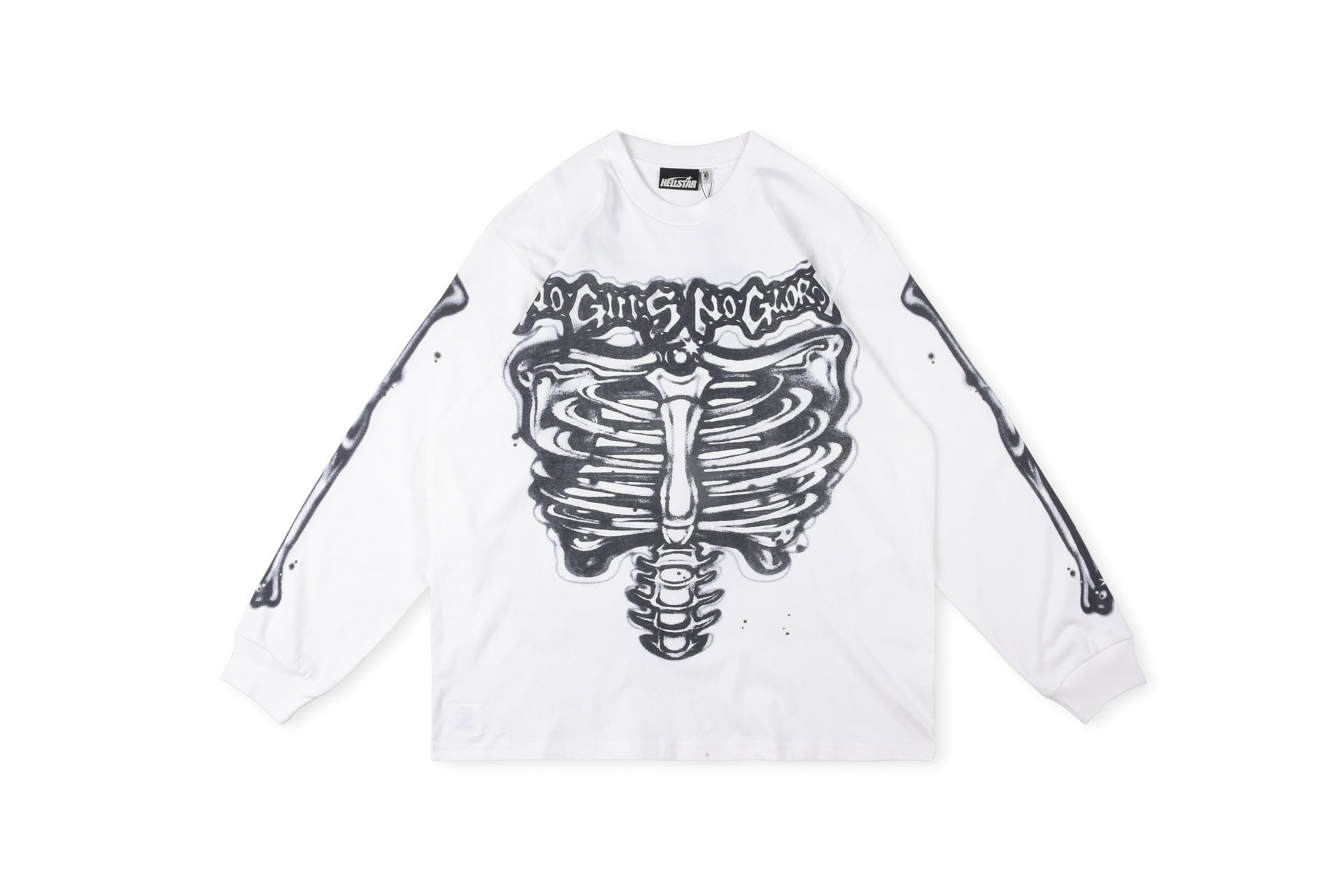 2025 Hellstar Streetwear Hip-Hop Long Sleeve Tee – Unisex