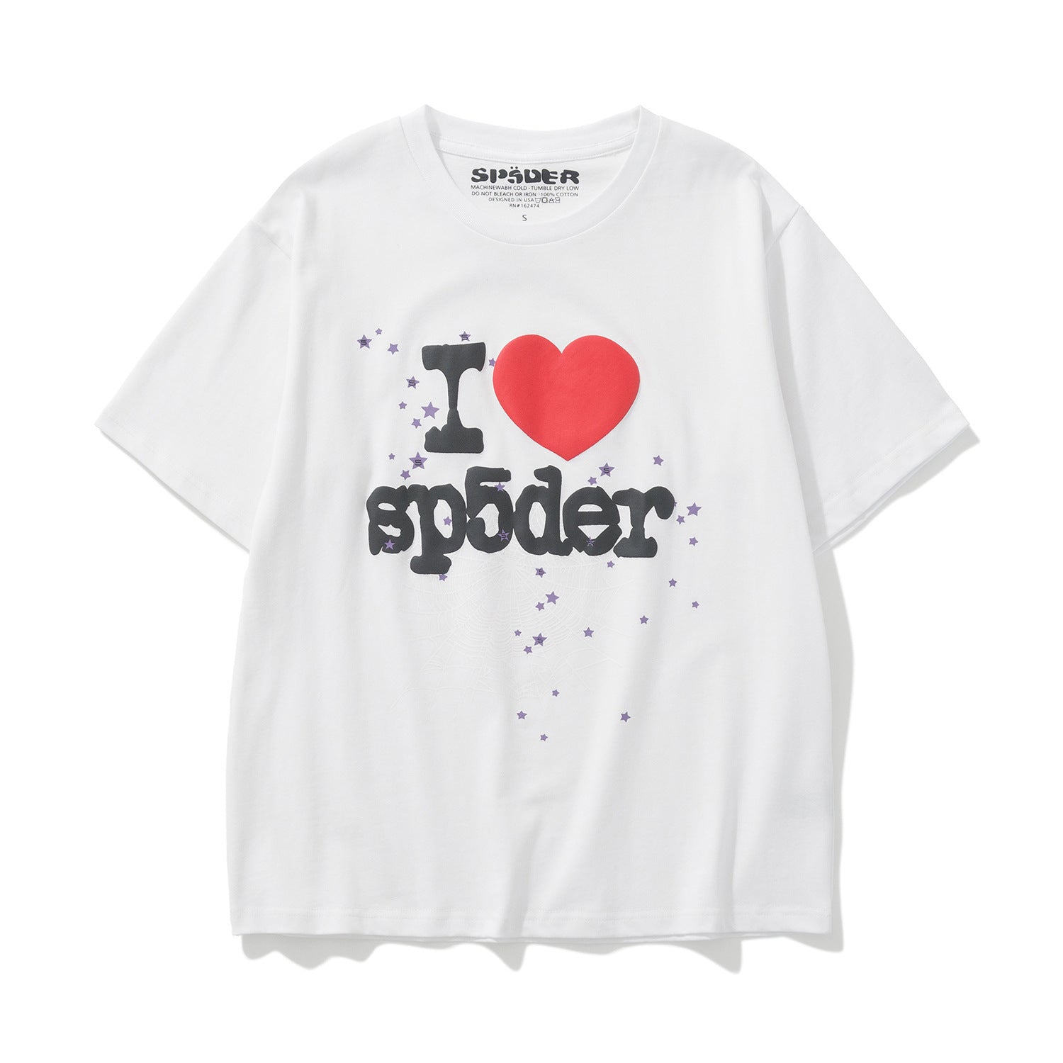 SP555DER Spider Web Graphic Tee