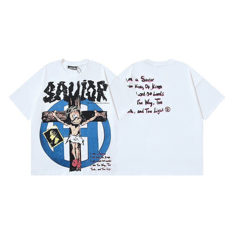 Hellstar Washed Graphic Oversized Tee – Unisex