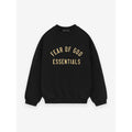 FOG Essentials 480GSM Heavyweight Printed Crewneck Sweatshirt – 2024FW American Streetwear