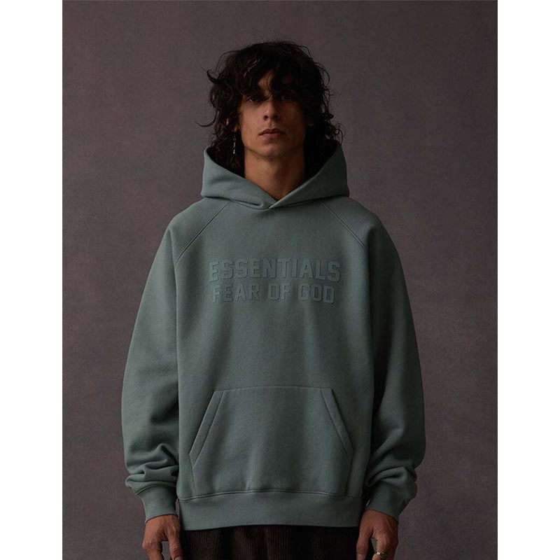FOG Essentials Vintage Washed Pullover Hoodie – 2023SS Unisex American Streetwear