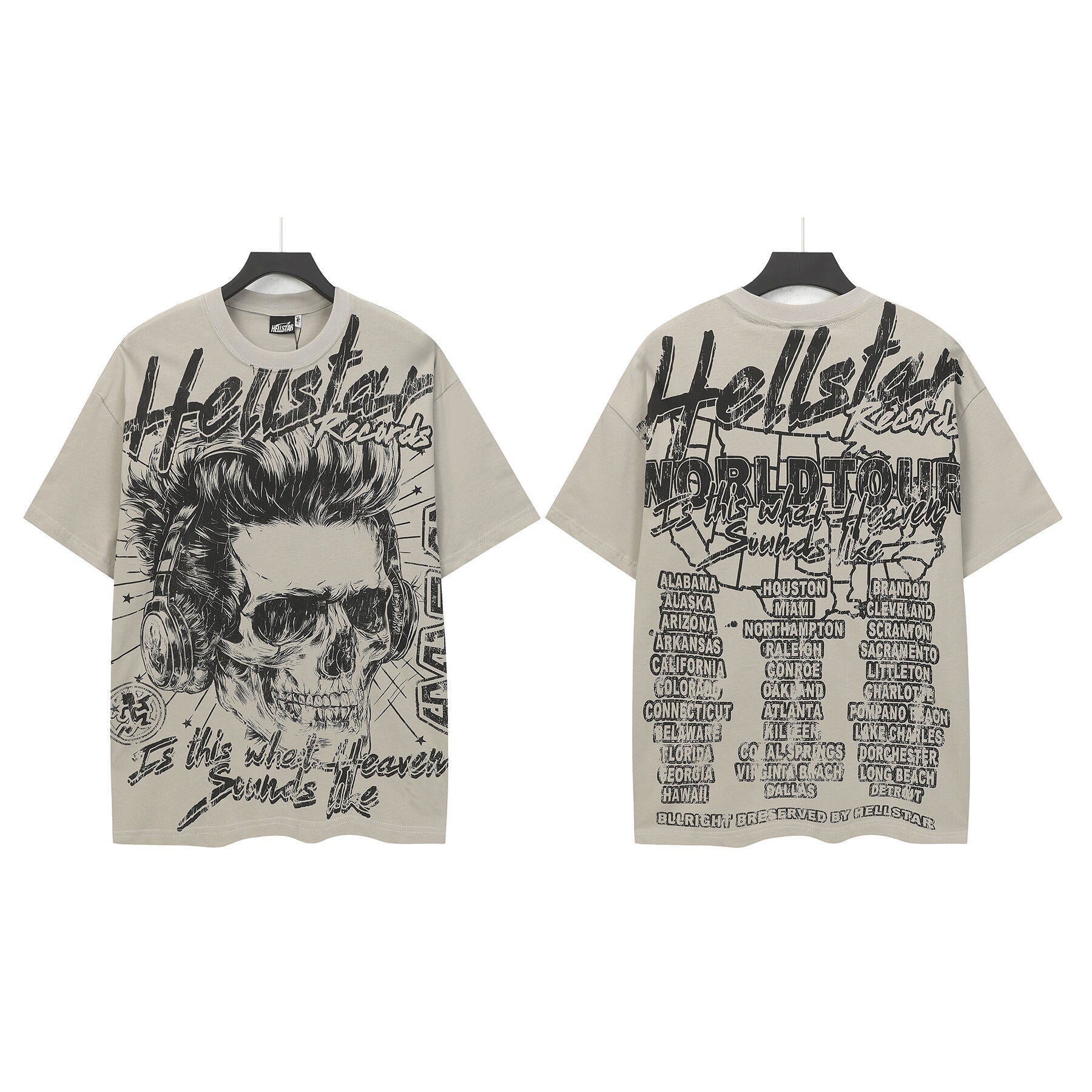 Hellstar Oversized Streetwear Graphic Tee