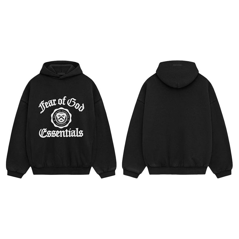 FOG Essentials Heavyweight Pullover Hoodie – 2024FW Unisex American Streetwear