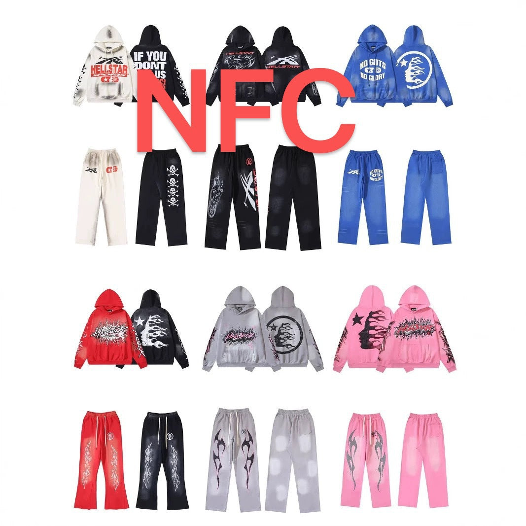 HELL NFC Streetwear Oversized Hoodie – Unisex