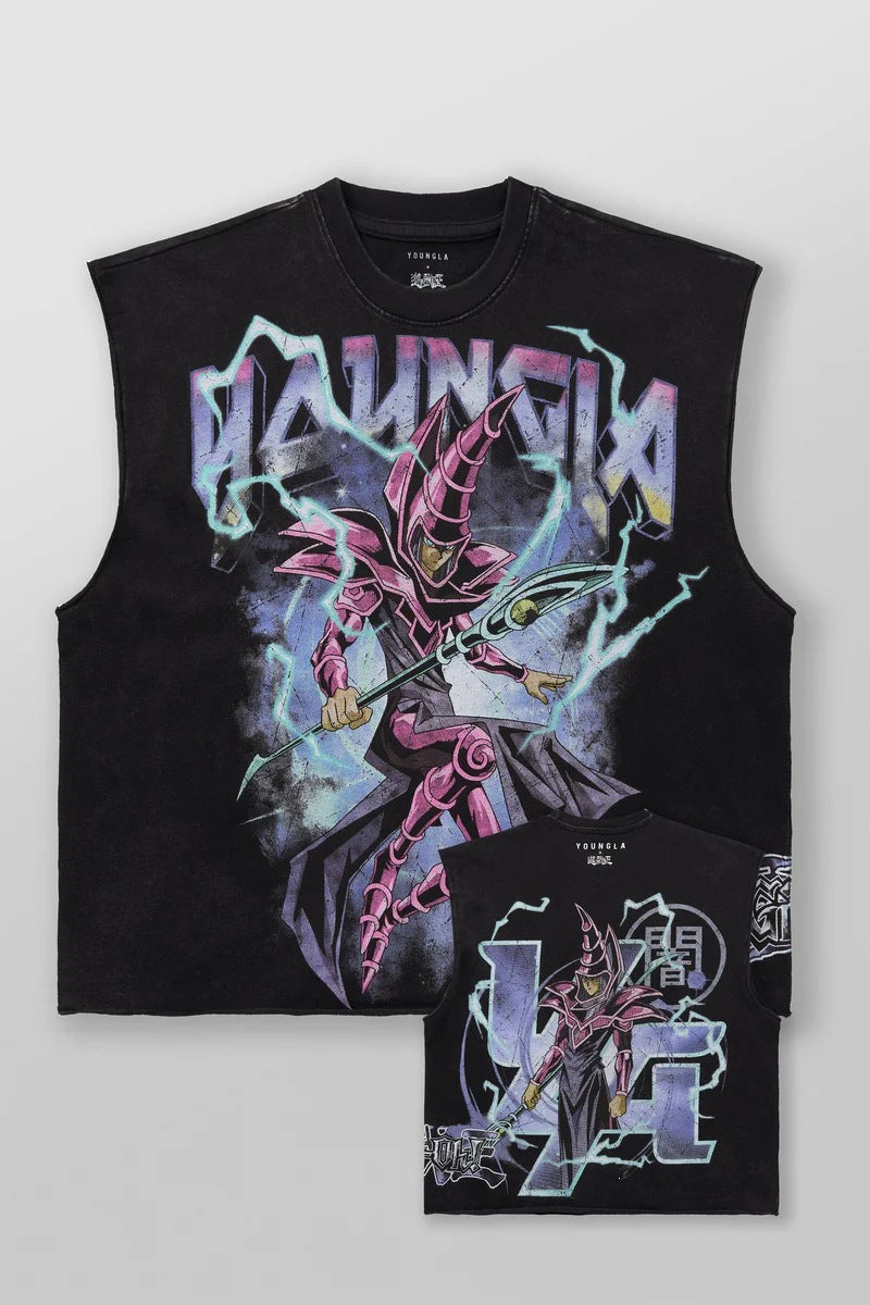 YOUNGLA Game King Graphic Tank Top – Men's Streetwear Workout Vest (Unisex)
