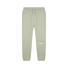 FOG Essentials White Flocked Print Fleece Sweatpants – 2022SS American Streetwear