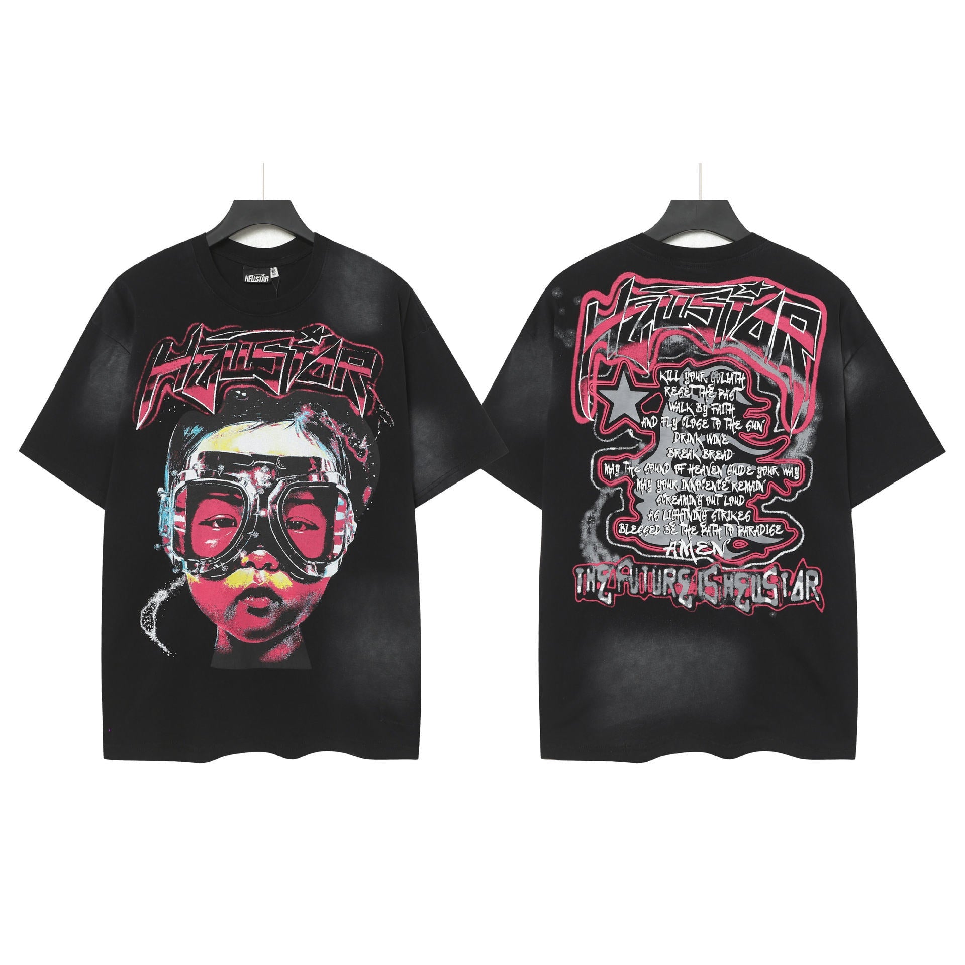 Hellstar Washed Oversized Short Sleeve Tee