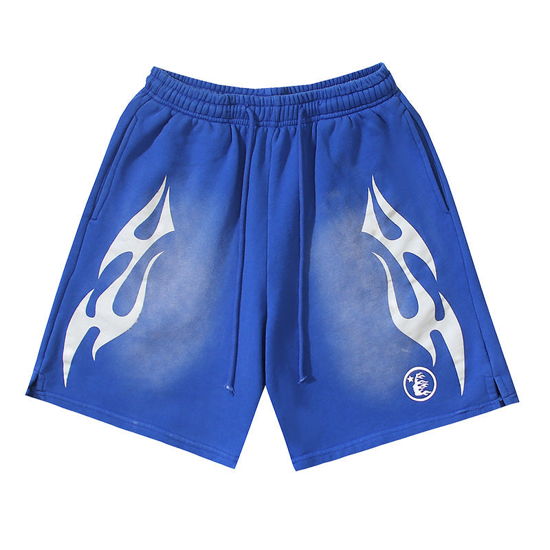 Hellstar Series Terry Fleece Drawstring Shorts – Unisex