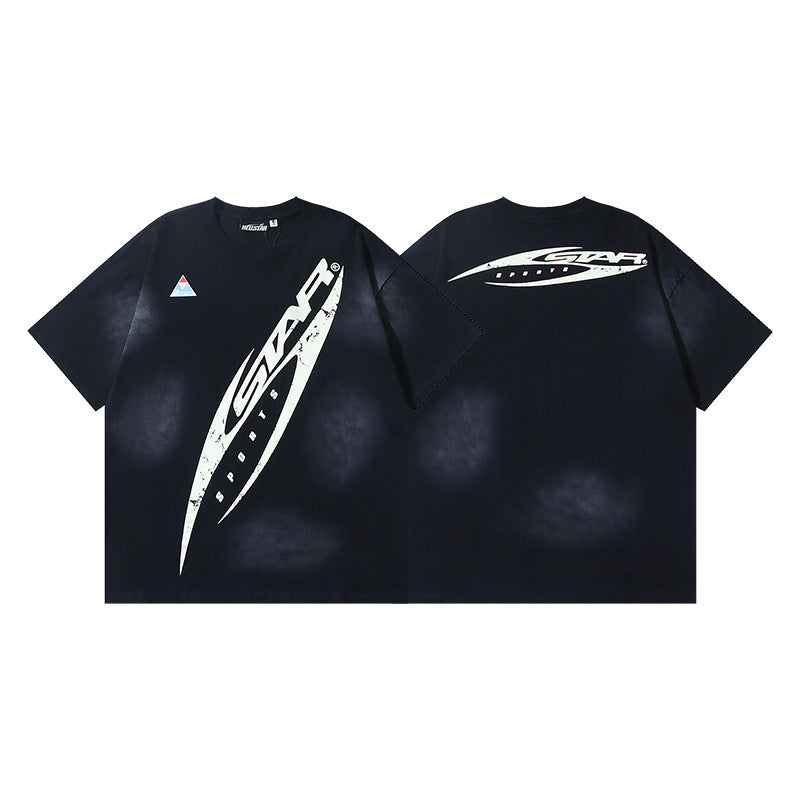 Hellstar Washed Graphic Oversized Tee – Unisex