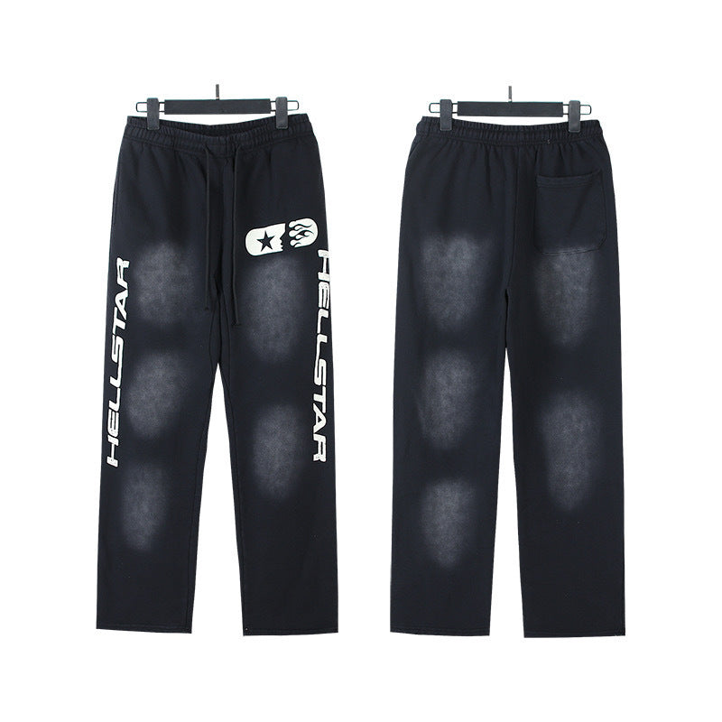 Hellstar Vintage Washed Oversized Hoodie & Sweatpants Set – Unisex American Streetwear