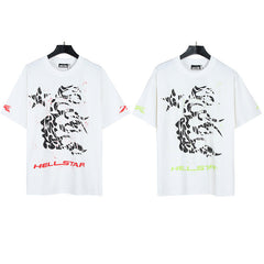 HELLSTAR Washed Vintage Graphic Tee — Unisex Oversized Streetwear