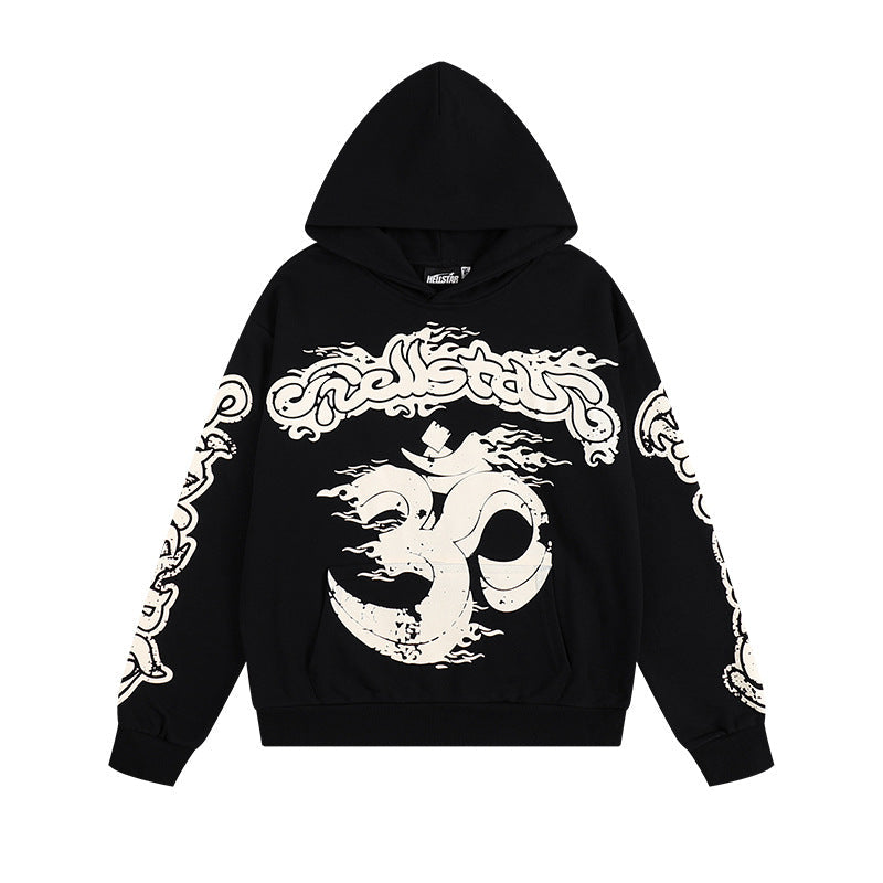 HELLSTAR 25SS American Streetwear Heavyweight Terry Graphic Hoodie & Sweatpants Set — Vol. 3