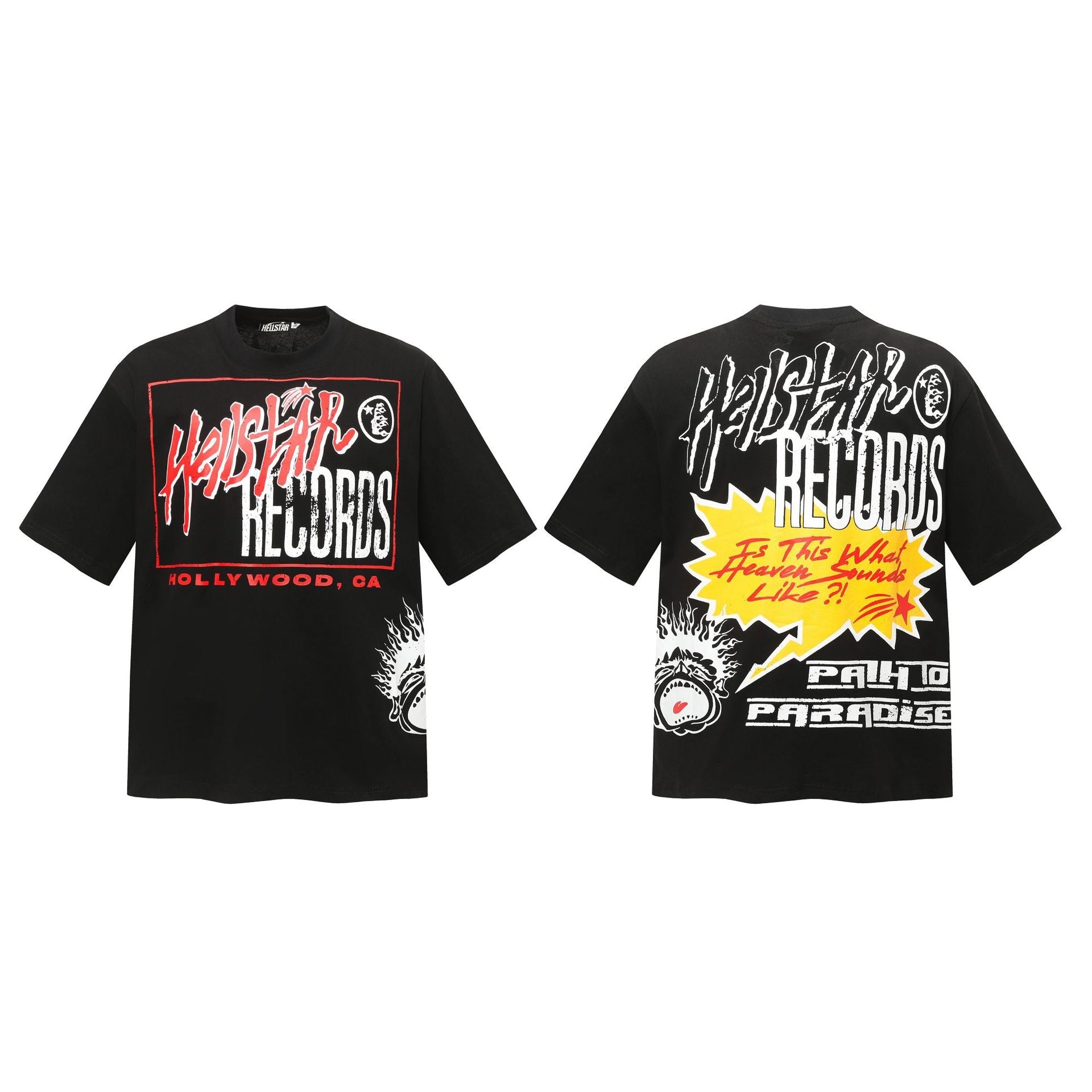 HELL Vintage Washed Graphic Tee – Oversized Unisex Short Sleeve T-Shirt
