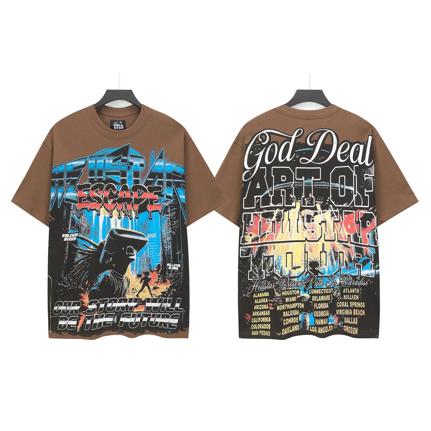 Hellstar Oversized Streetwear Graphic Tee