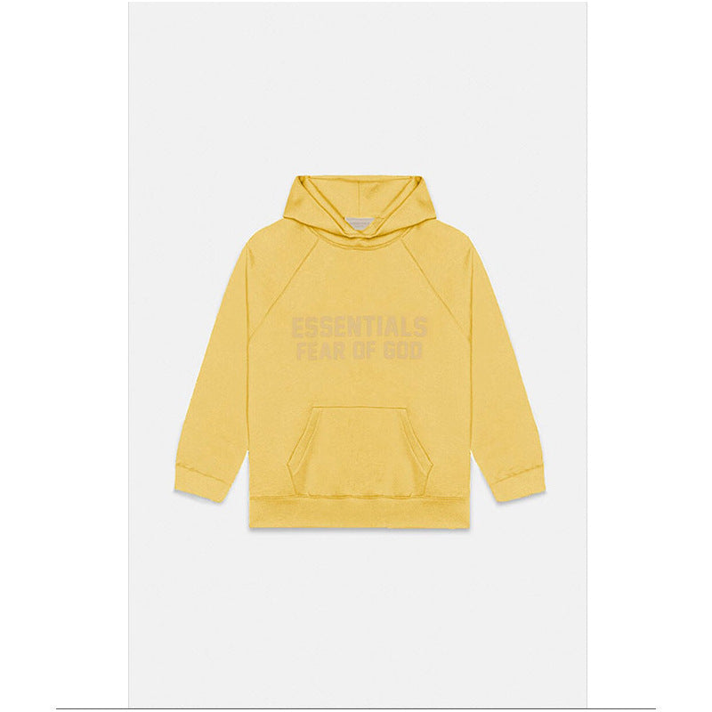 FOG Essentials Vintage Washed Pullover Hoodie – 2023SS Unisex American Streetwear
