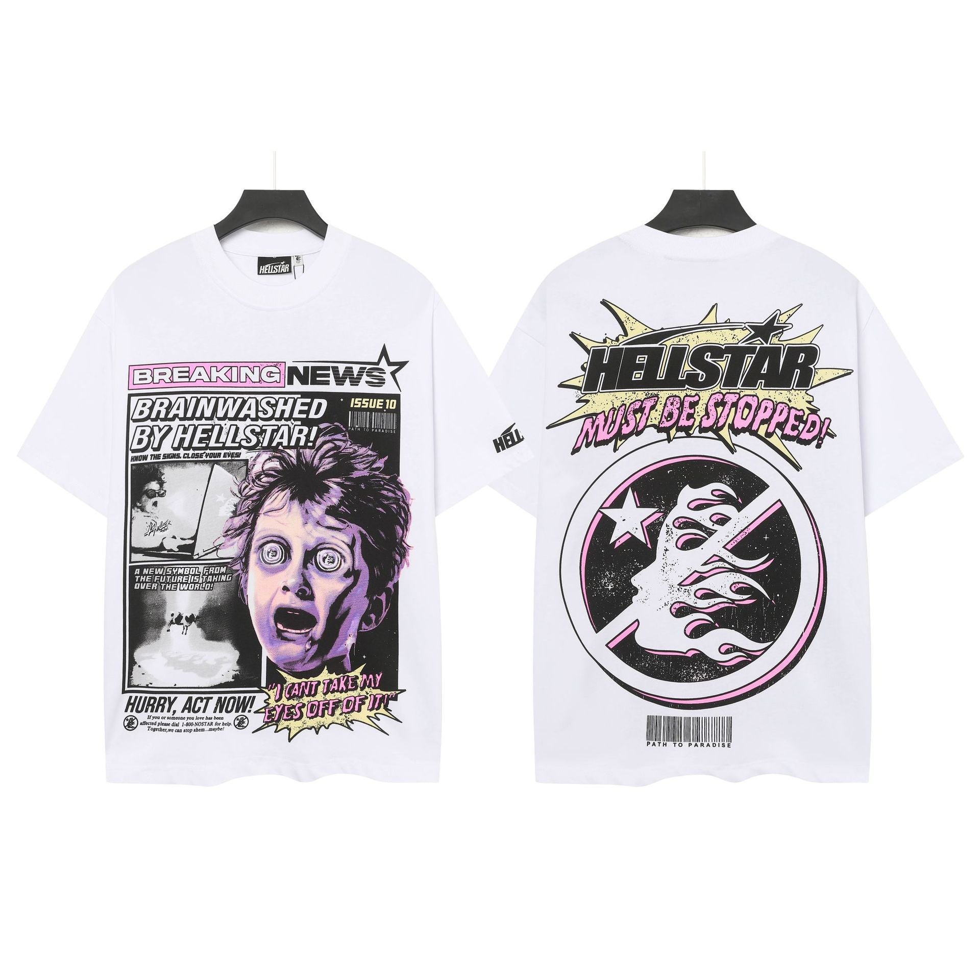 HELL Vintage Washed Graphic Tee – Oversized Unisex Short Sleeve T-Shirt
